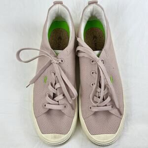 Cariuma OCA Low Canvas Sneakers Womens 11 Mens 9.5 Rose Pink